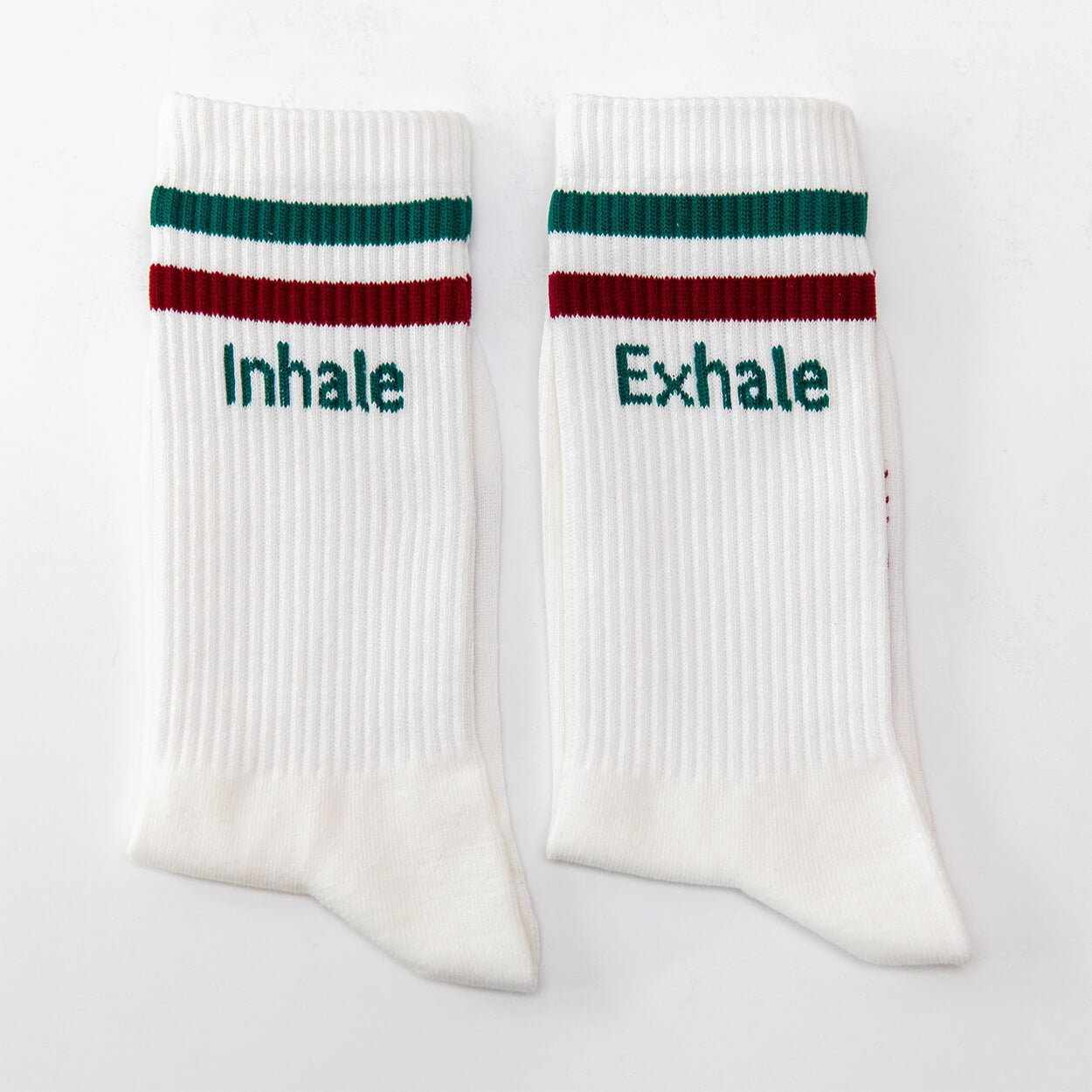 Socken mit Yoga-Motiv: Inhale Exhale | Namasté | 3 Farben