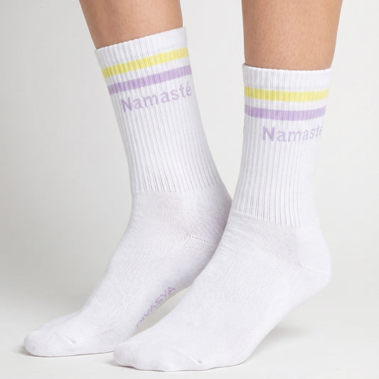 Socken mit Yoga-Motiv in 2 Varianten: Inhale Exhale | Namasté
