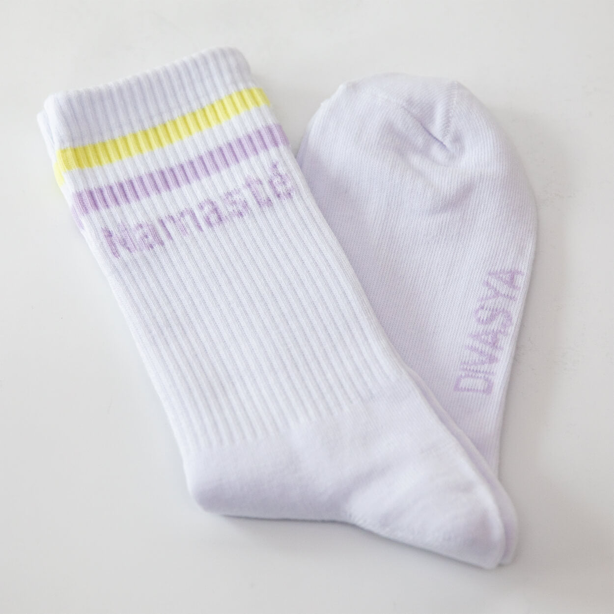 Socken mit Yoga-Motiv: Inhale Exhale | Namasté | 3 Farben