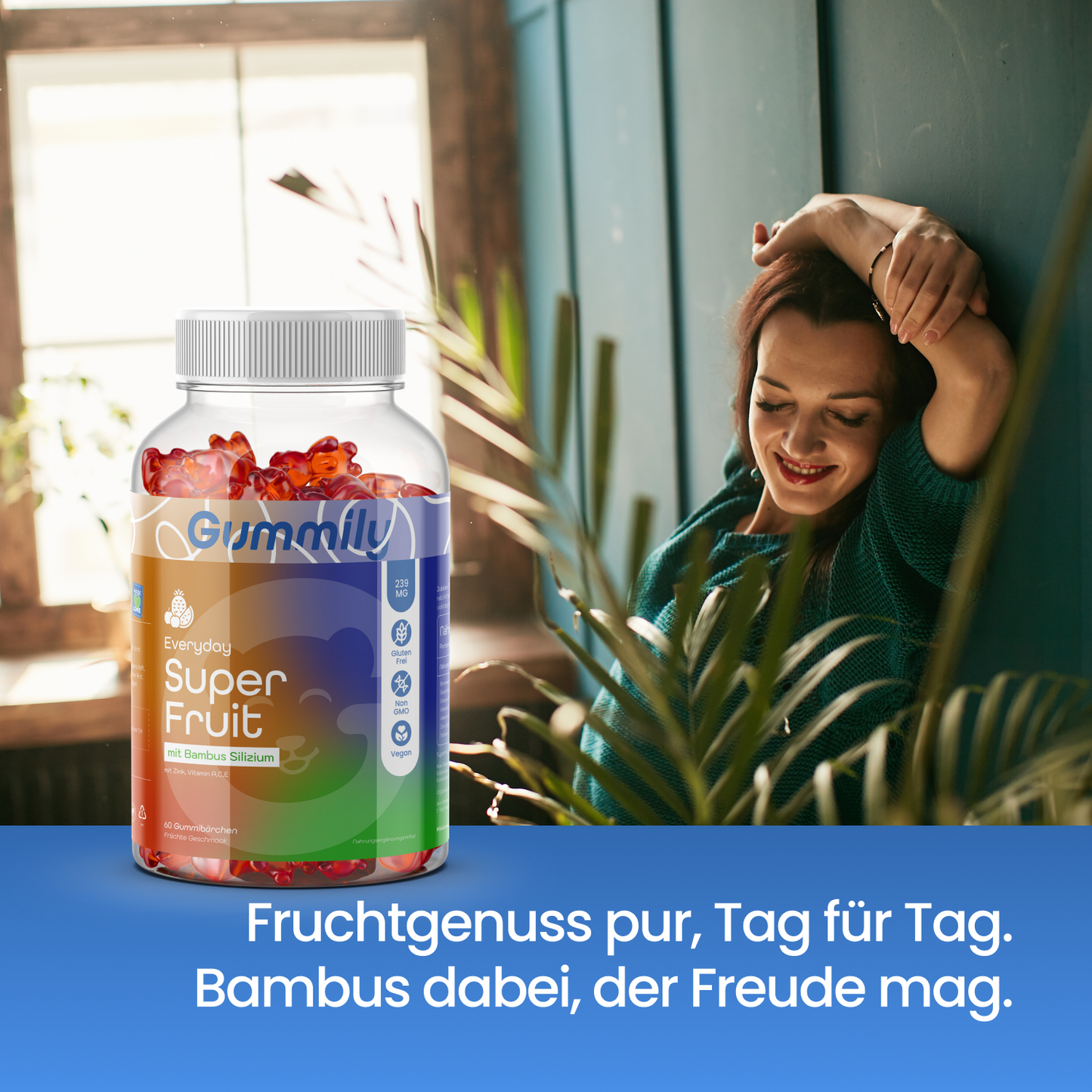 Superfruit Gummibärchen mit Vitamin C, A, E & Zink