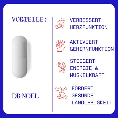 Näheraufnahme der Taurin Kapseln, die die hochwertigen Inhaltsstoffe für optimale Gesundheit präsentieren.