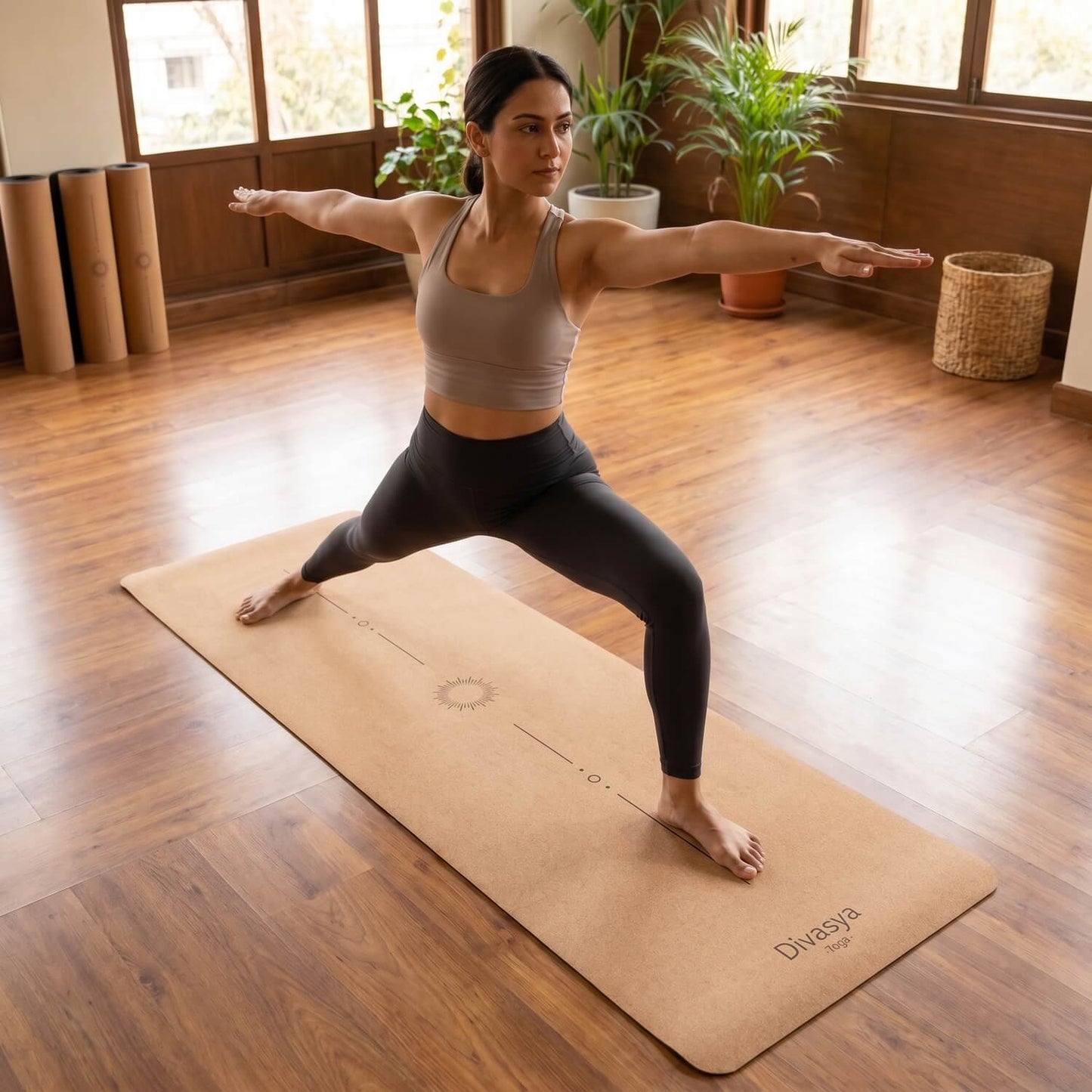 Leichte Kork Yogamatte: rutschfest, dämpfend & nachhaltig | Pure