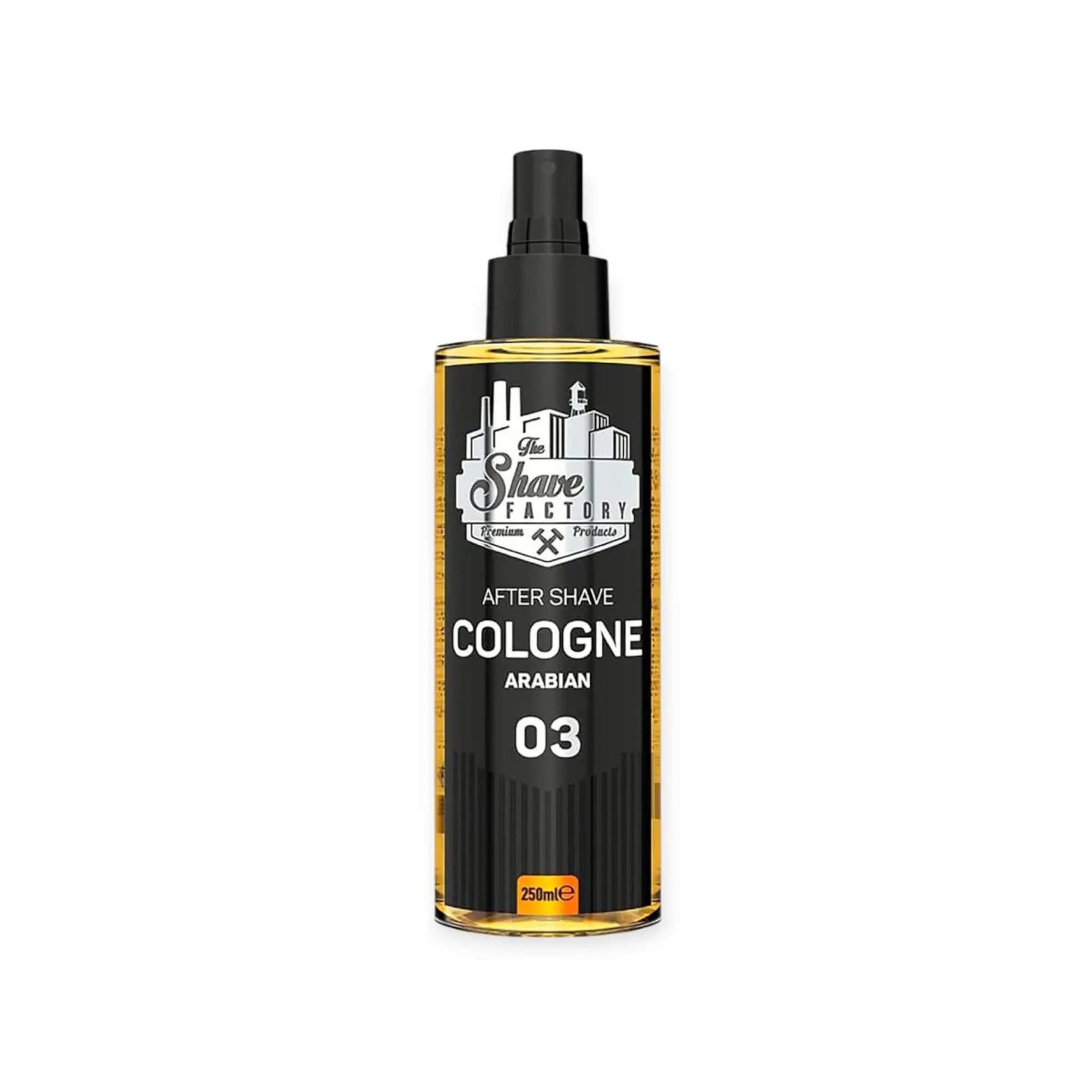 TSF After Shave Cologne 03 Arabian 250 ml Flasche für Männerpflege und Bartpflege.