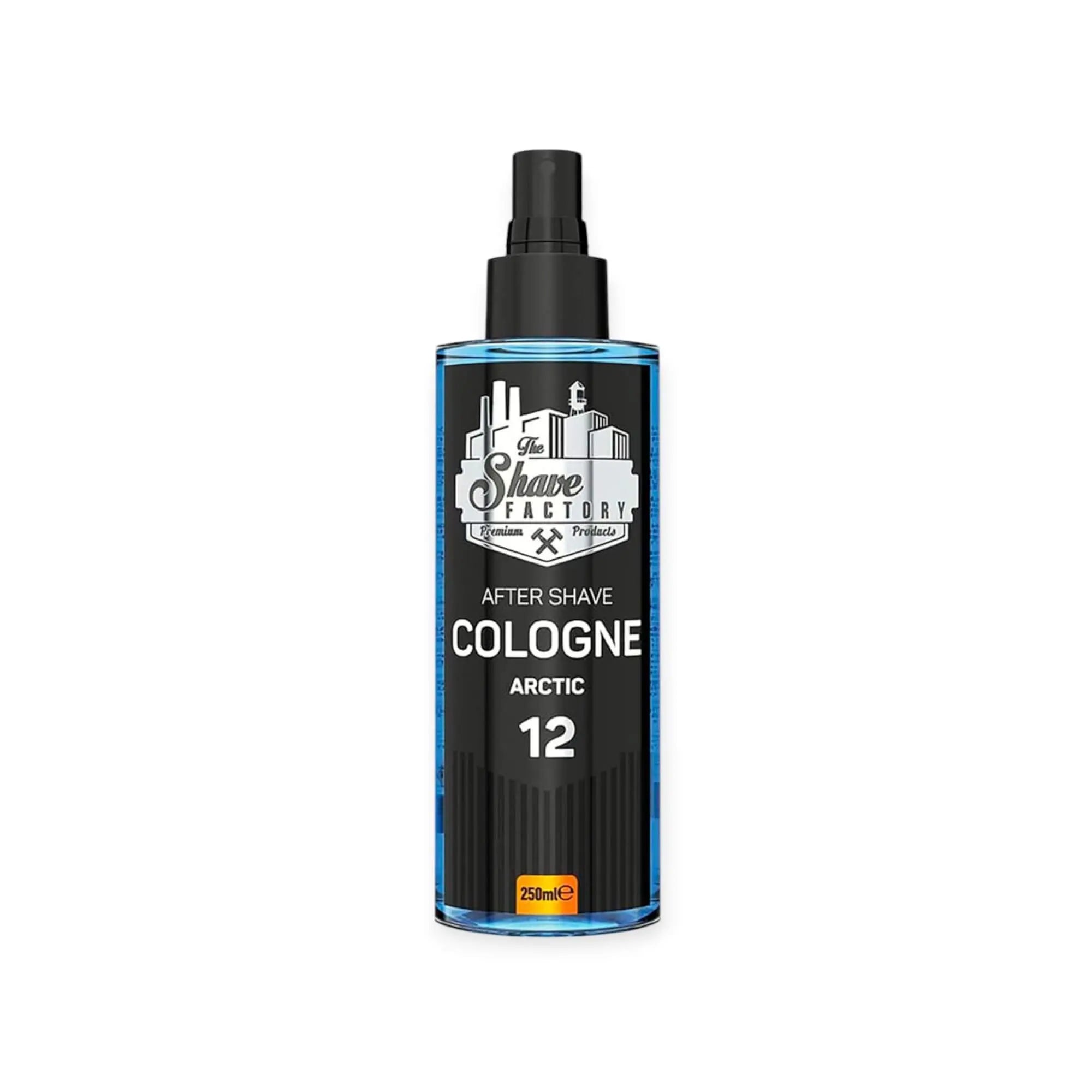 After Shave Cologne 12 Arctic von ekovita in eleganter Flasche, ideal für Rasur und Feuchtigkeitspflege.