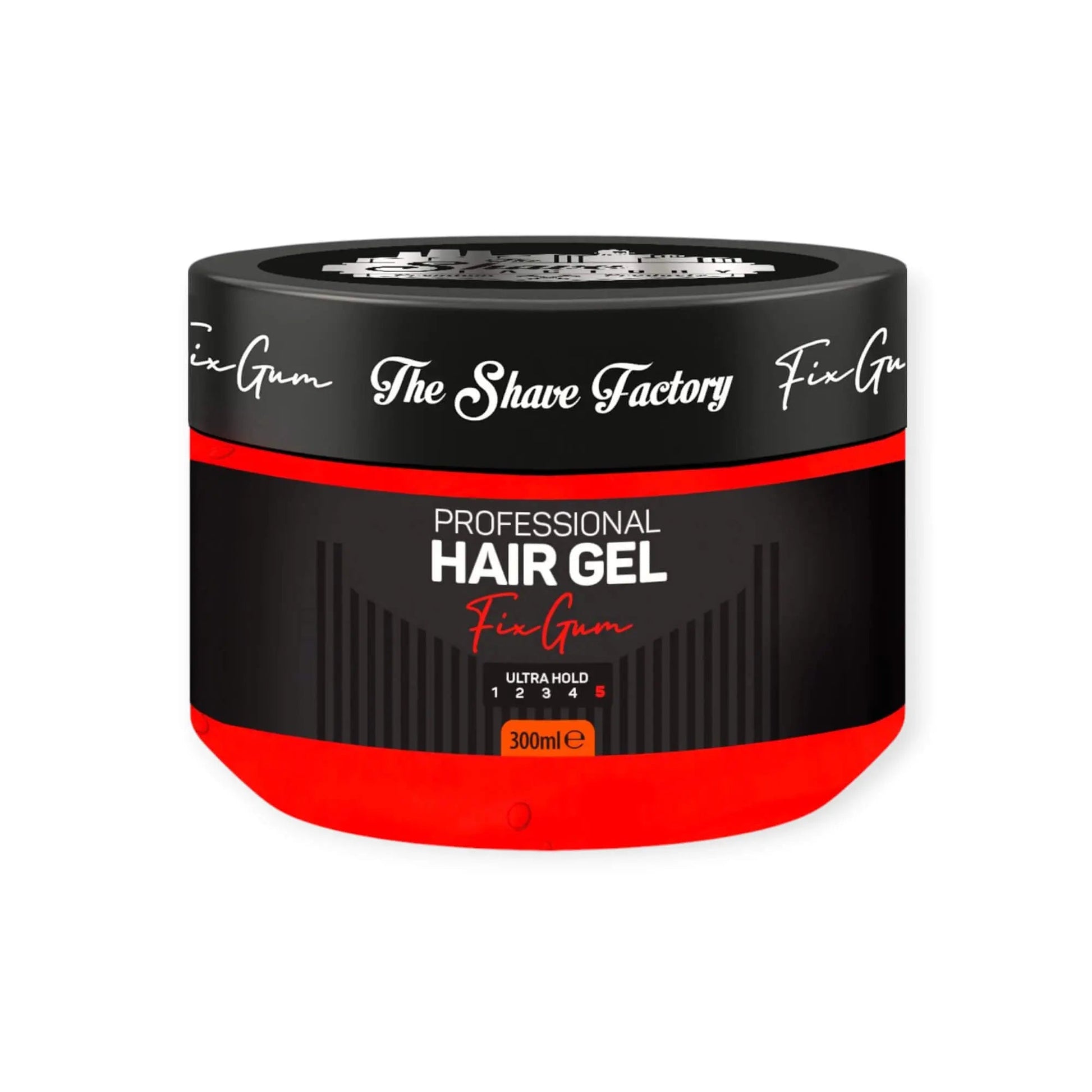 TSF Haargel Professional Hair Gel Fix Gum von hairOne für starken Halt und voluminöses Haarstyling.