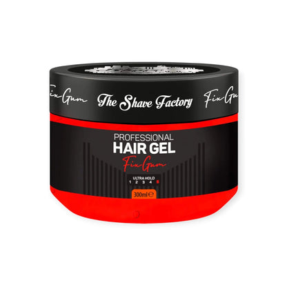 TSF Haargel Professional Hair Gel Fix Gum von hairOne für starken Halt und voluminöses Haarstyling.