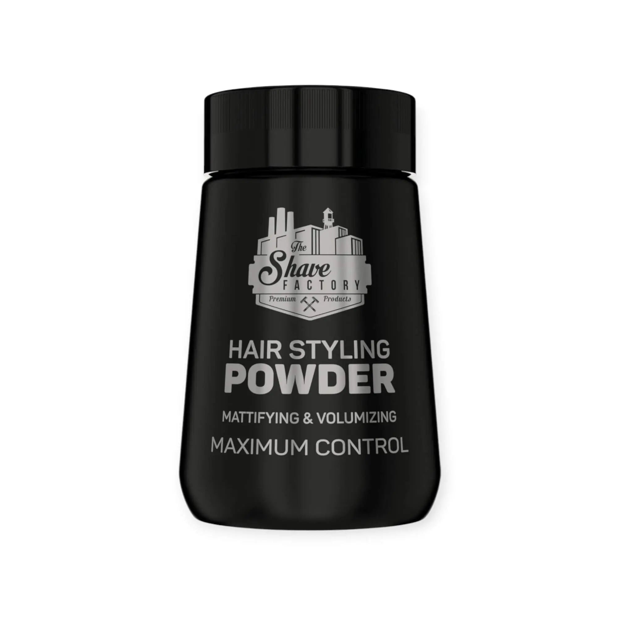 ekovita Hair Styling Powder in eleganter Verpackung für volles Haarvolumen und starken Halt.