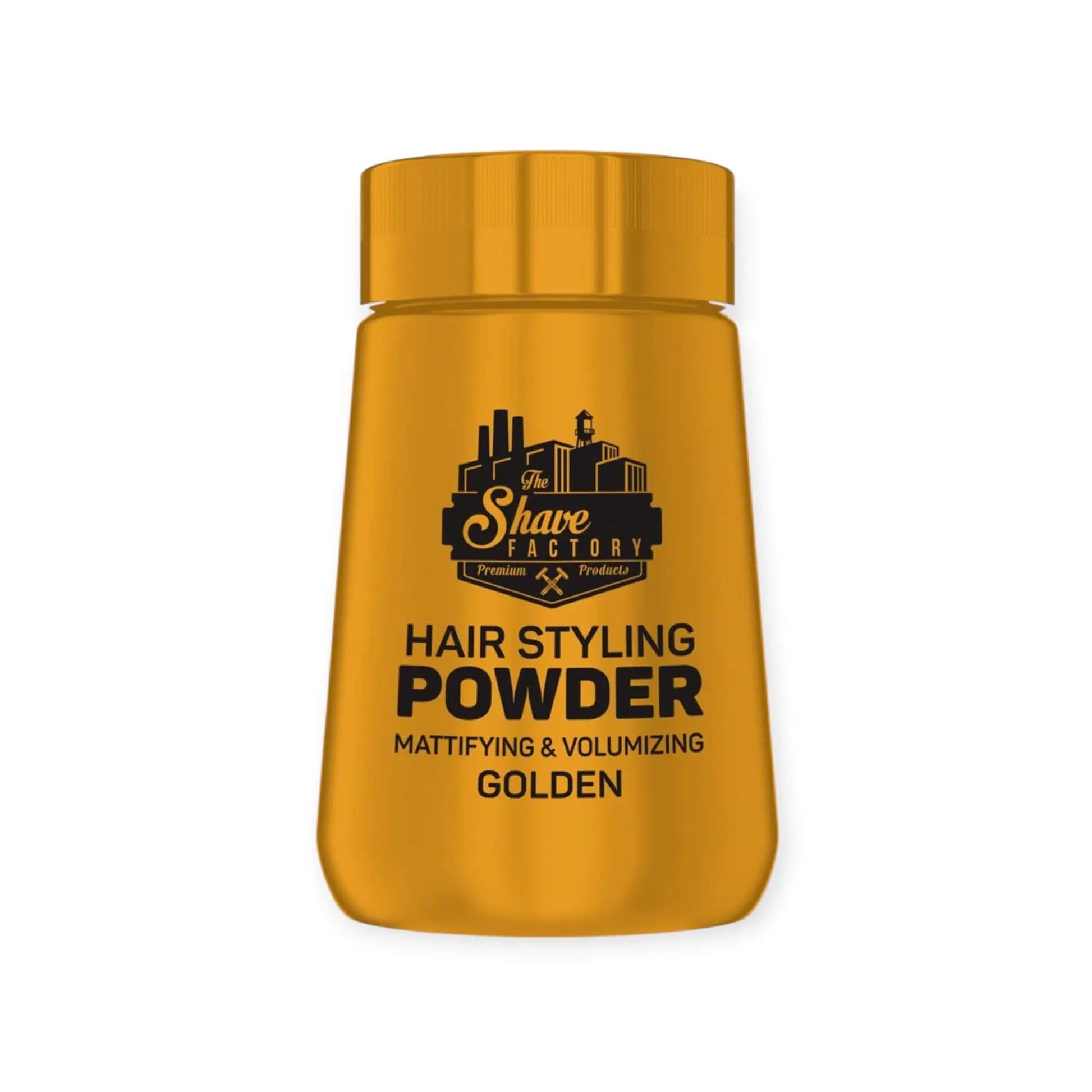 TSF Hair Styling Powder+ Golden 20 g von hairOne für voluminöses Haarstyling mit feinen Pudertexturen.