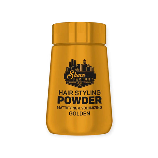 TSF Hair Styling Powder+ Golden 20 g von hairOne für voluminöses Haarstyling mit feinen Pudertexturen.