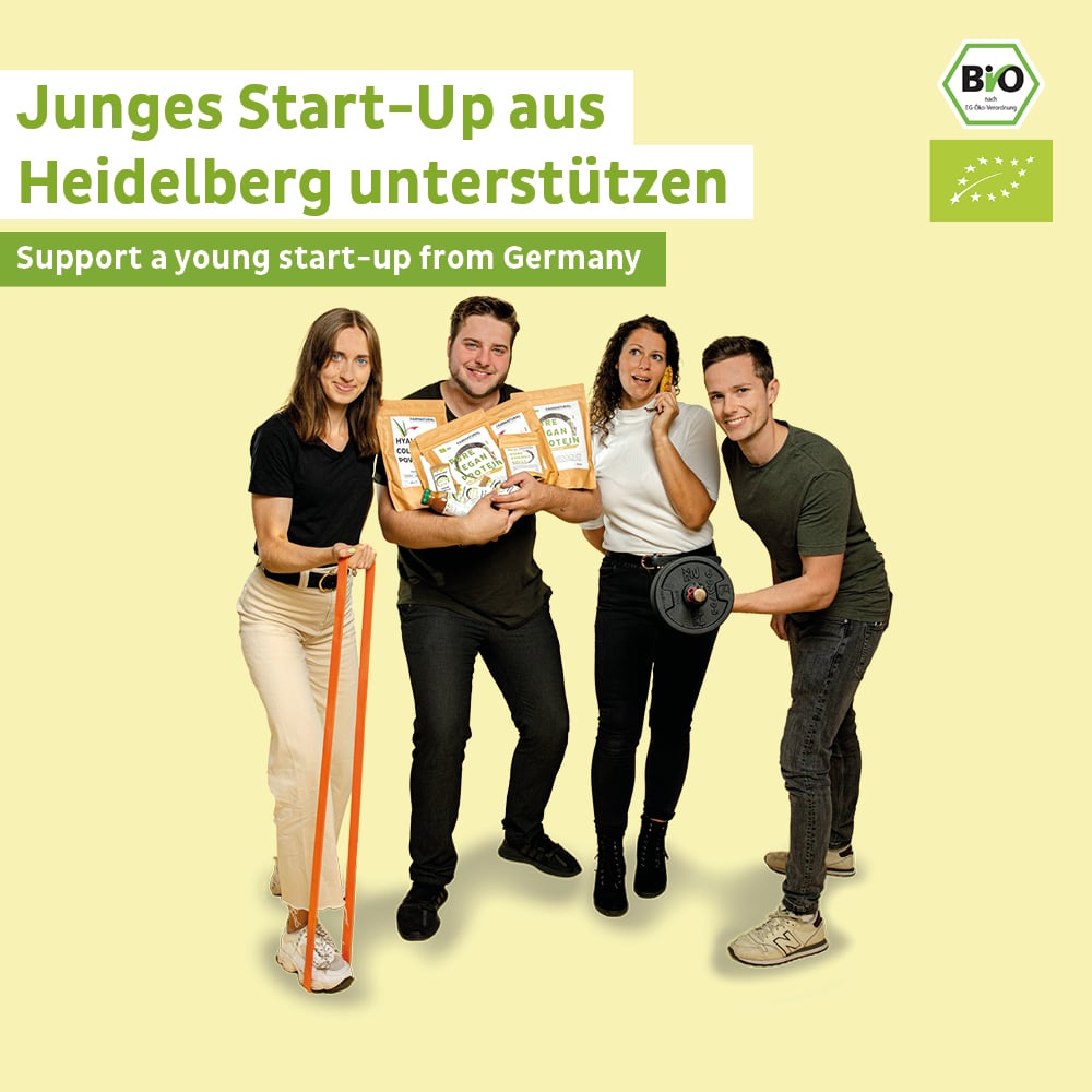 Detailansicht der Inhaltsstoffe des Fairnatural® Proteinpulvers für pflanzliches Protein.