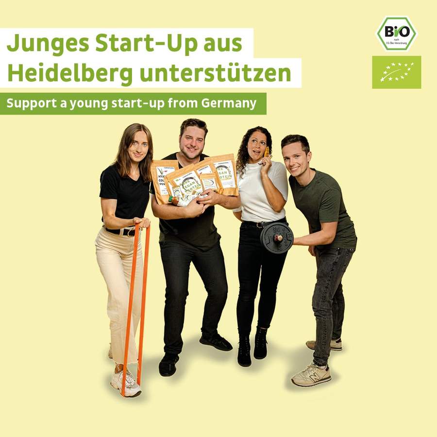 Hochwertiges Haferpulver von Fairnatural® für eine cremige Haferdrink-Alternative, zubereitet mit Wasser.