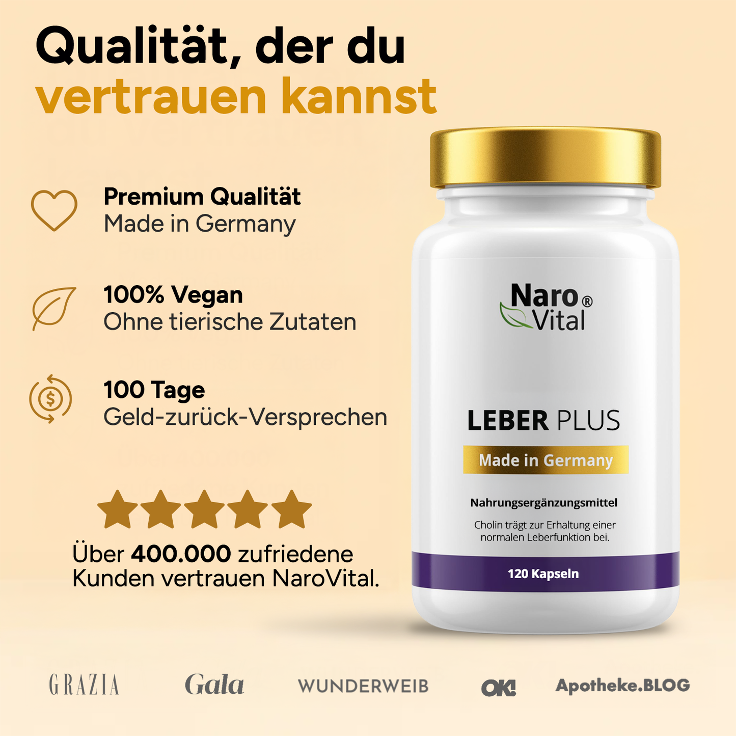 Lebergesundheit fördern mit Leber Plus – Mariendistel Komplex von ekovita für tägliche Anwendung.