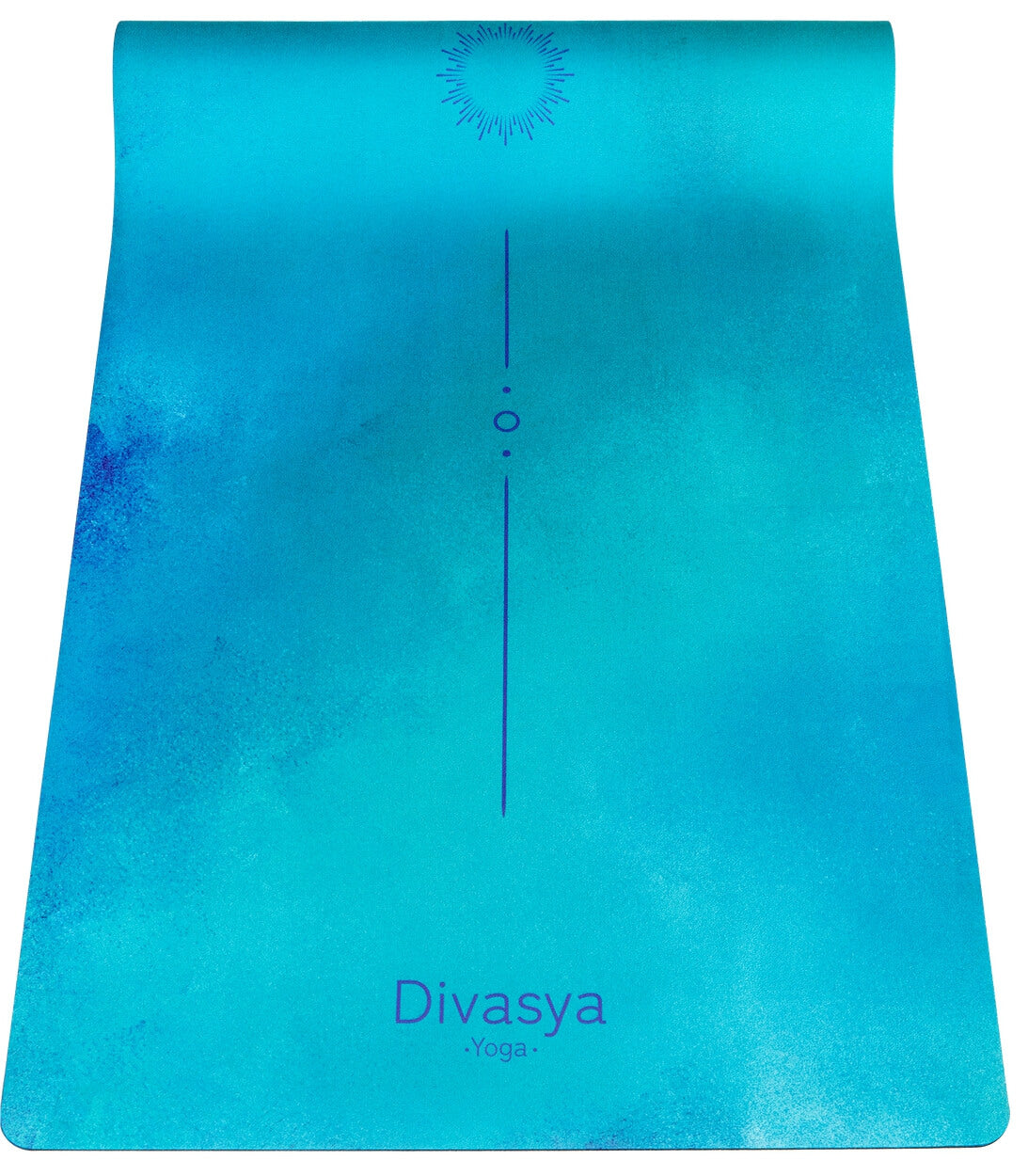 Nachhaltige Yogamatte aus Naturkautschuk & recycelter Mikrofaser Rainbow Yogi
