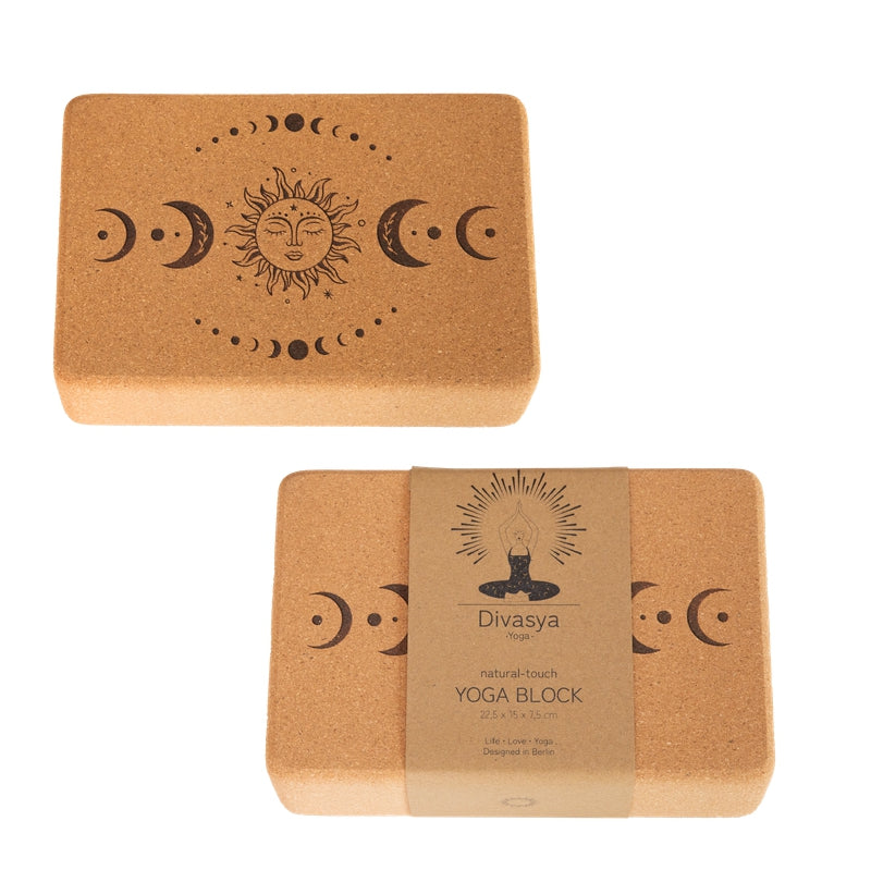 Yoga Block aus portugiesischem Kork in vielen Designs
