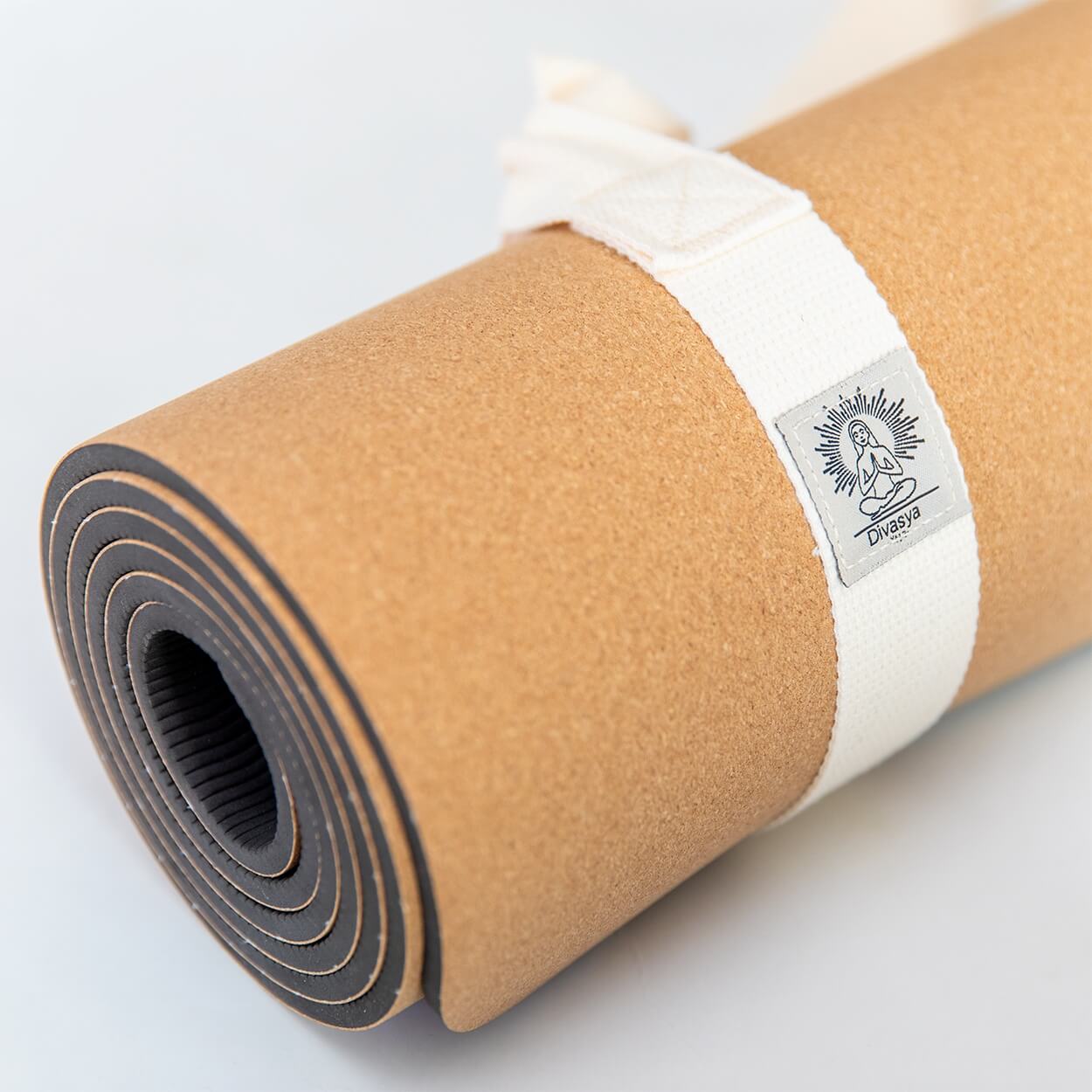 Leichte Kork Yogamatte: rutschfest, dämpfend & nachhaltig | Blume des Lebens