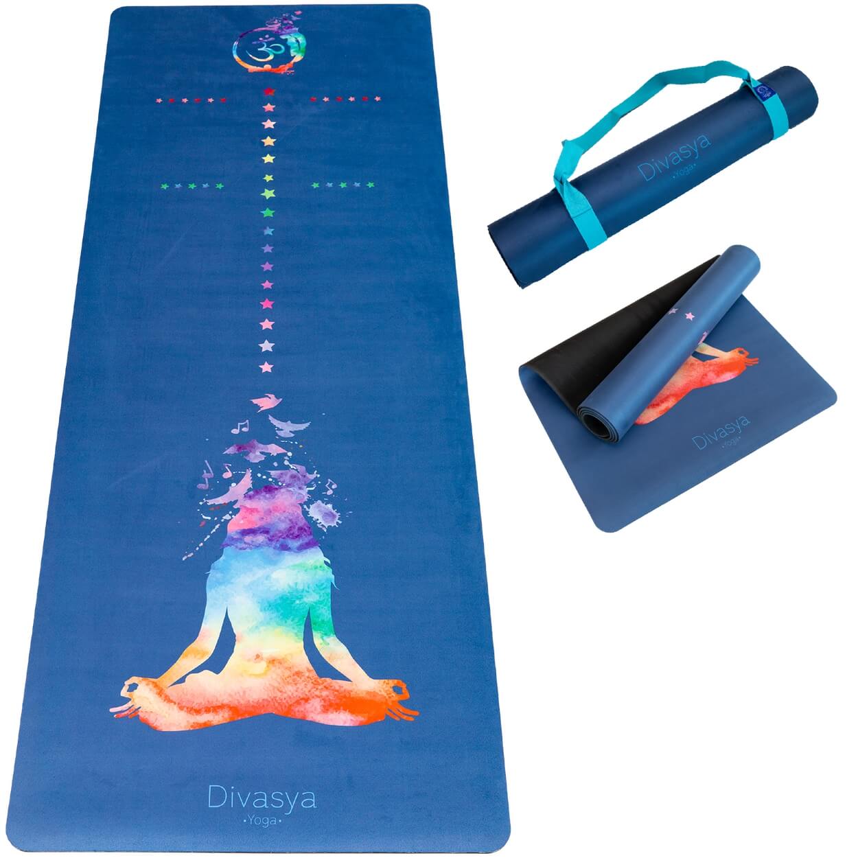 Nachhaltige Yogamatte aus Naturkautschuk & recycelter Mikrofaser