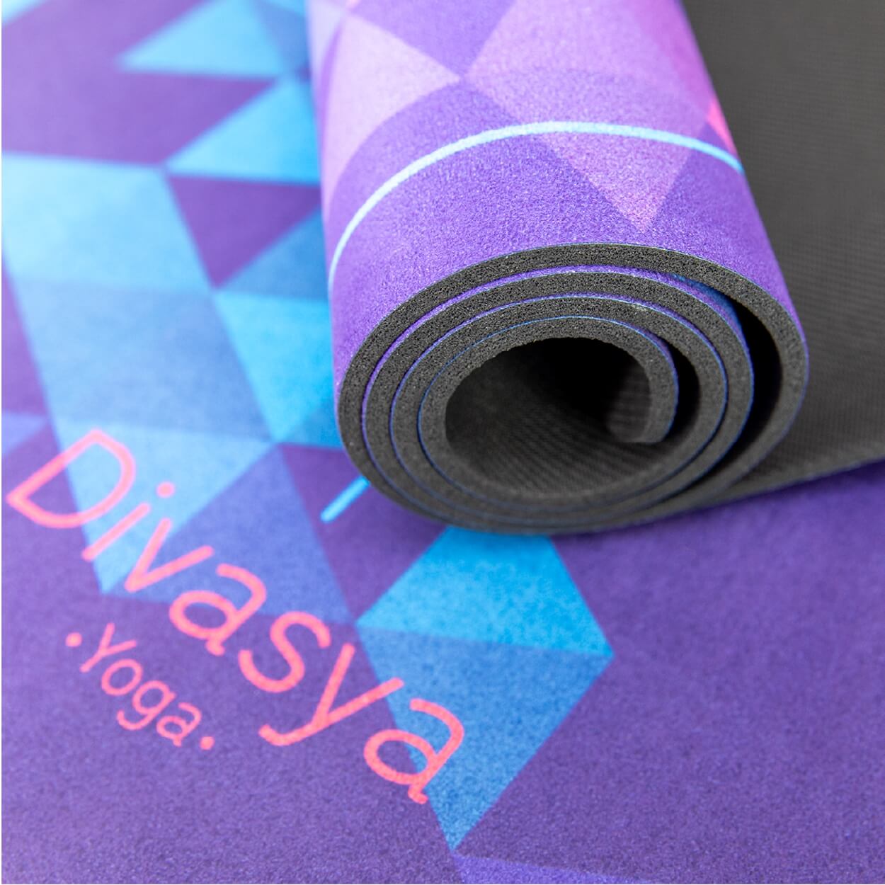 Nachhaltige Yogamatte aus Naturkautschuk & recycelter Mikrofaser Chakra