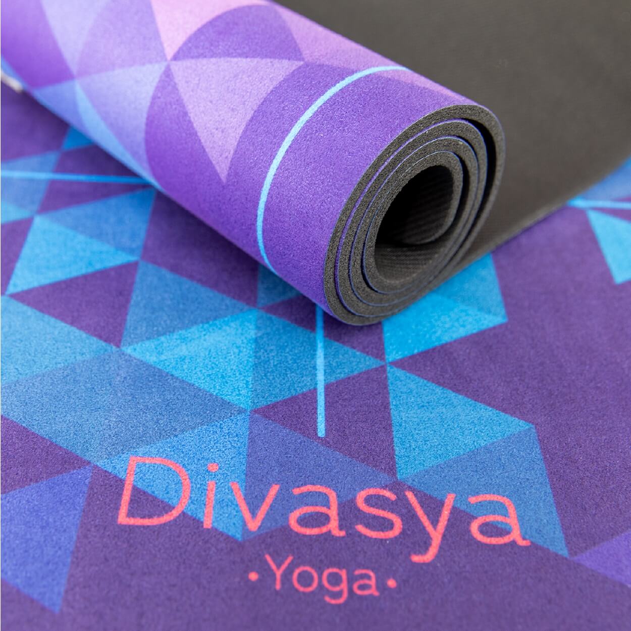 Nachhaltige Yogamatte aus Naturkautschuk & recycelter Mikrofaser Rainbow Yogi
