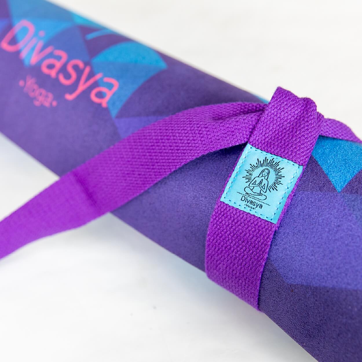 Nachhaltige Yogamatte aus Naturkautschuk & recycelter Mikrofaser Rainbow Yogi