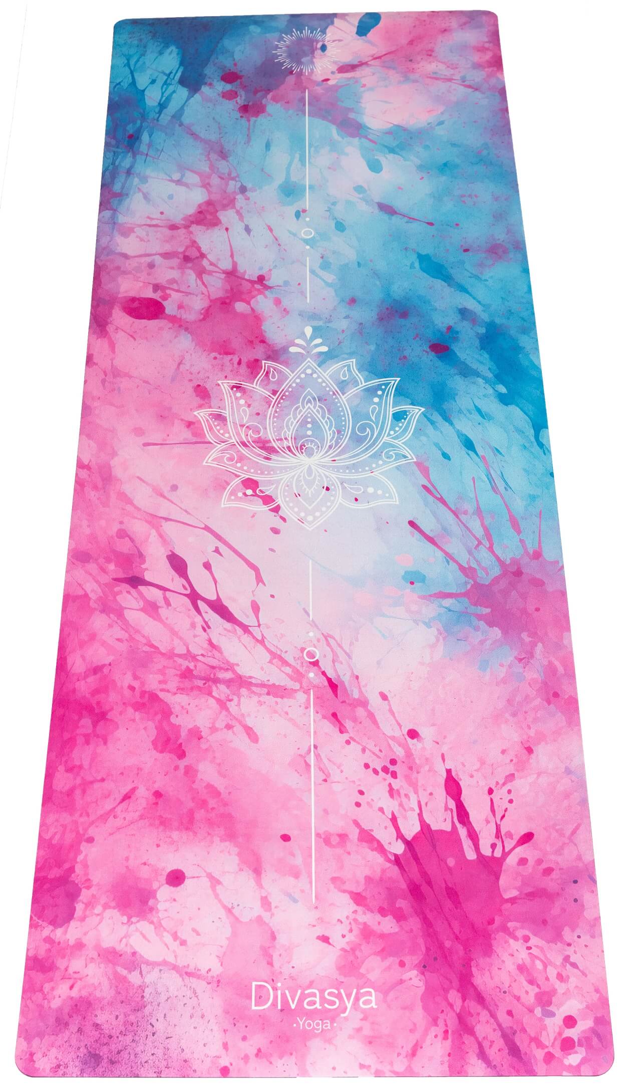 Nachhaltige Yogamatte aus Naturkautschuk & recycelter Mikrofaser Rainbow Yogi