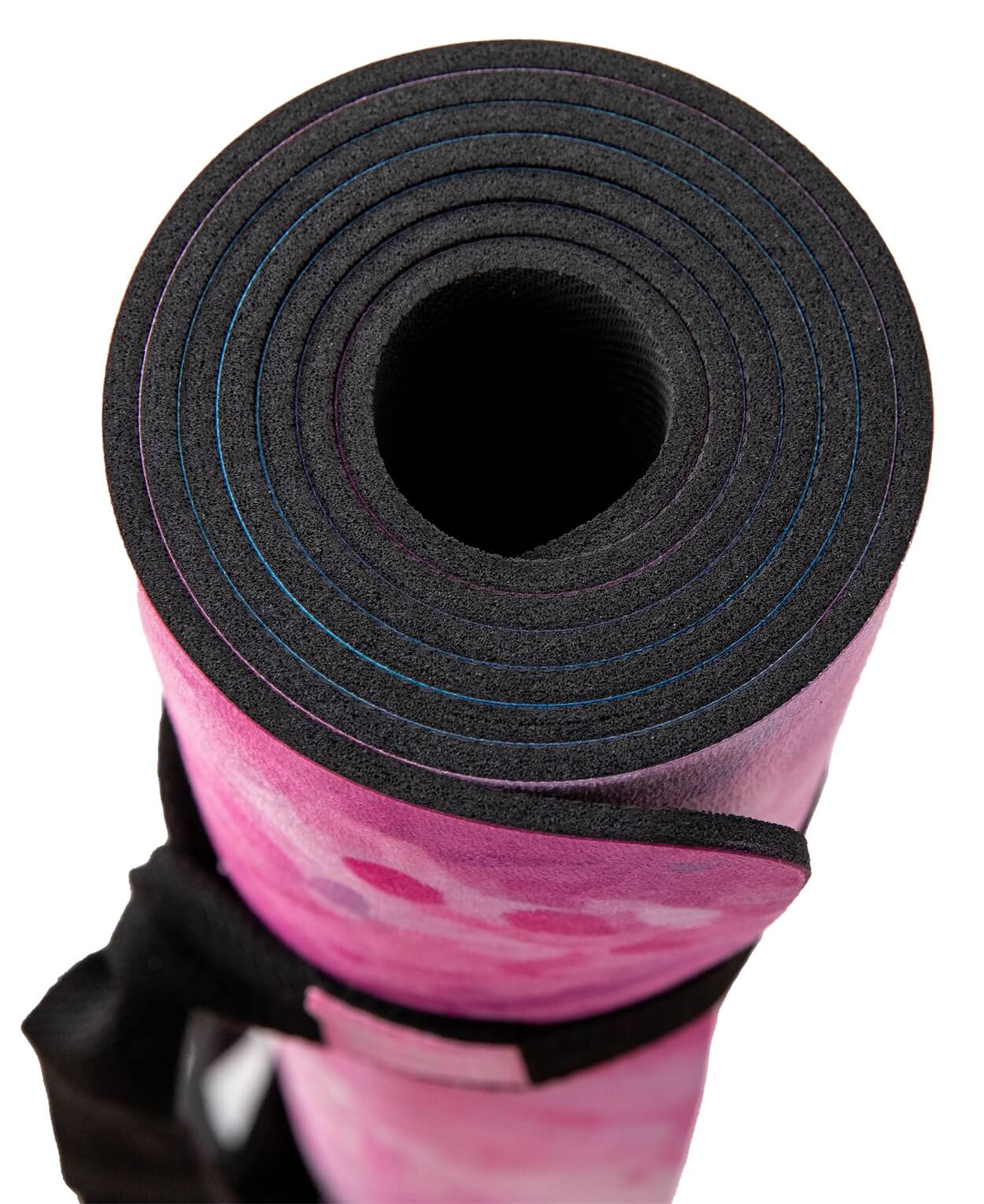 Nachhaltige Yogamatte aus Naturkautschuk & recycelter Mikrofaser Rainbow Yogi