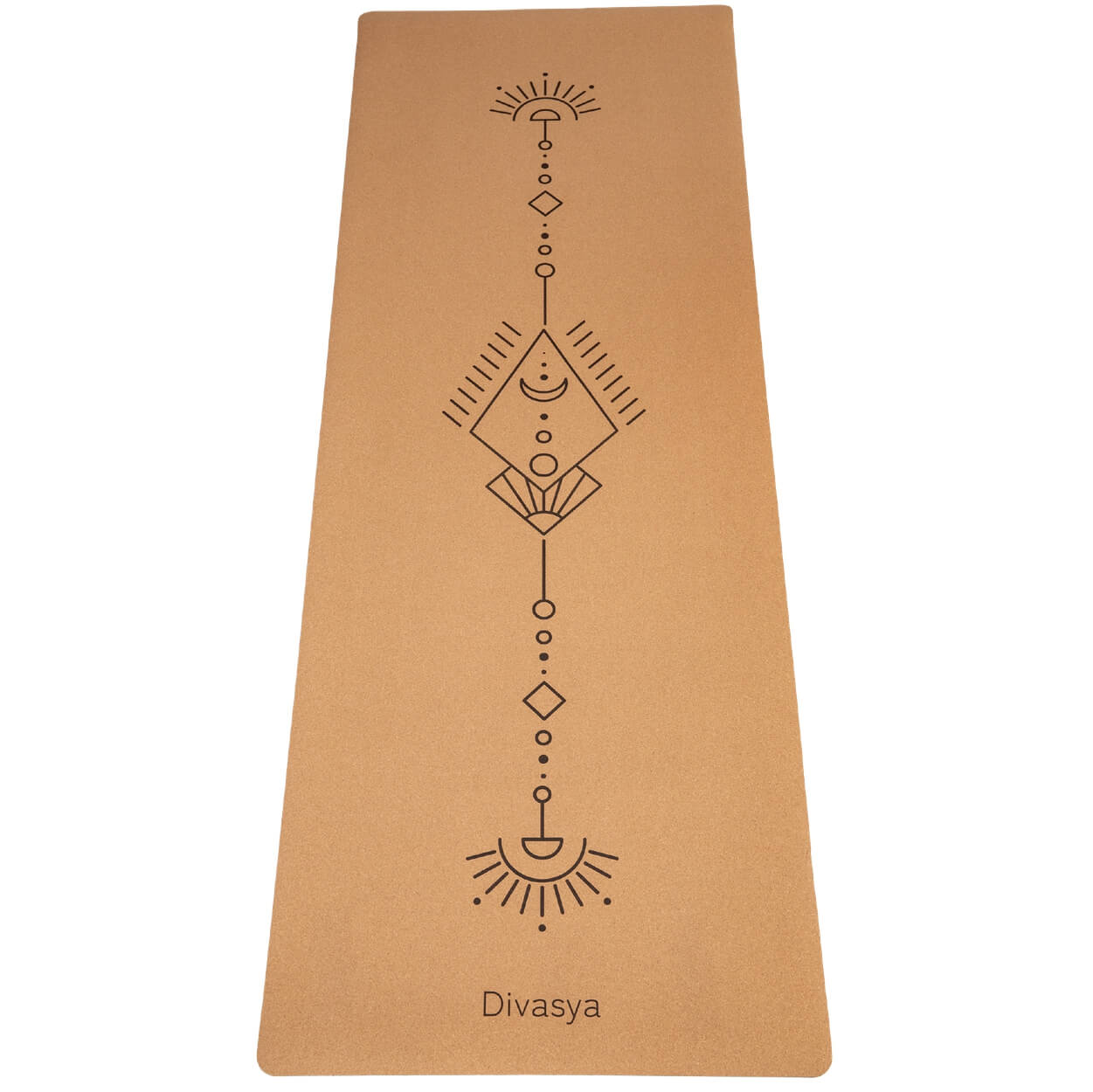 Yogamatte Kork: viele Yoga-Designs | inkl. Hülle & Tragegurt (Buddha)