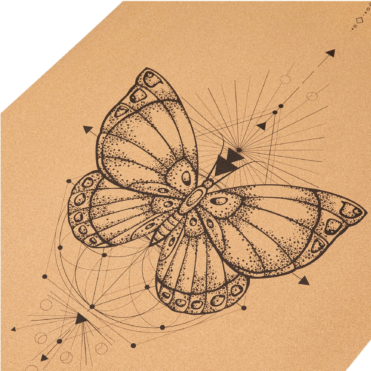 Yogamatte Kork: viele Yoga-Designs | inkl. Hülle & Tragegurt (Buddha)