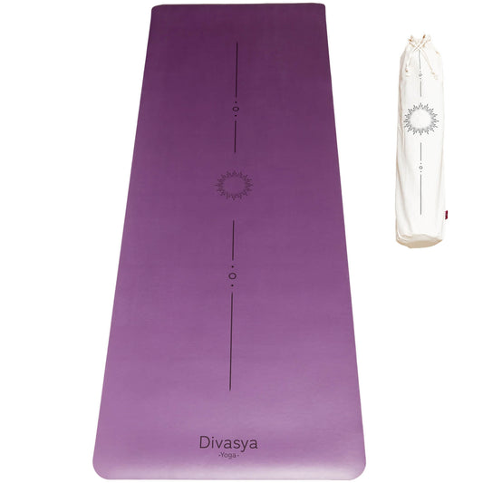 Yogamatte rutschfest: japanischer Grip für perfekten Halt | Purple Pure