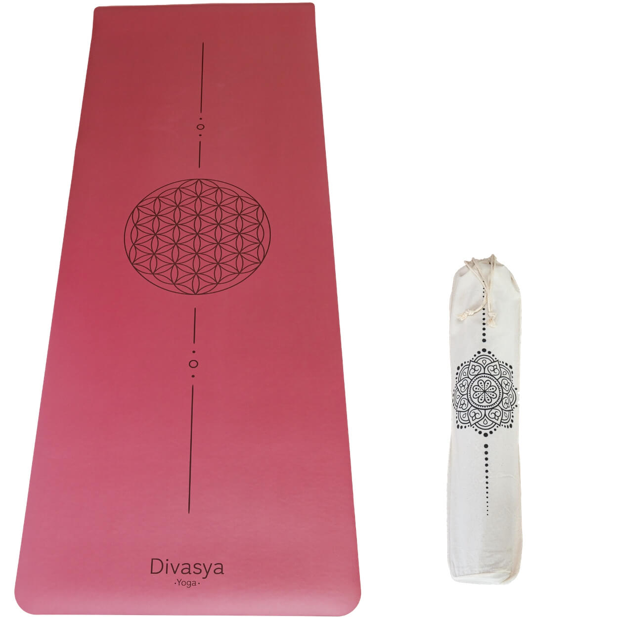 Yogamatte rutschfest: japanischer Grip für perfekten Halt | Pastell Pink
