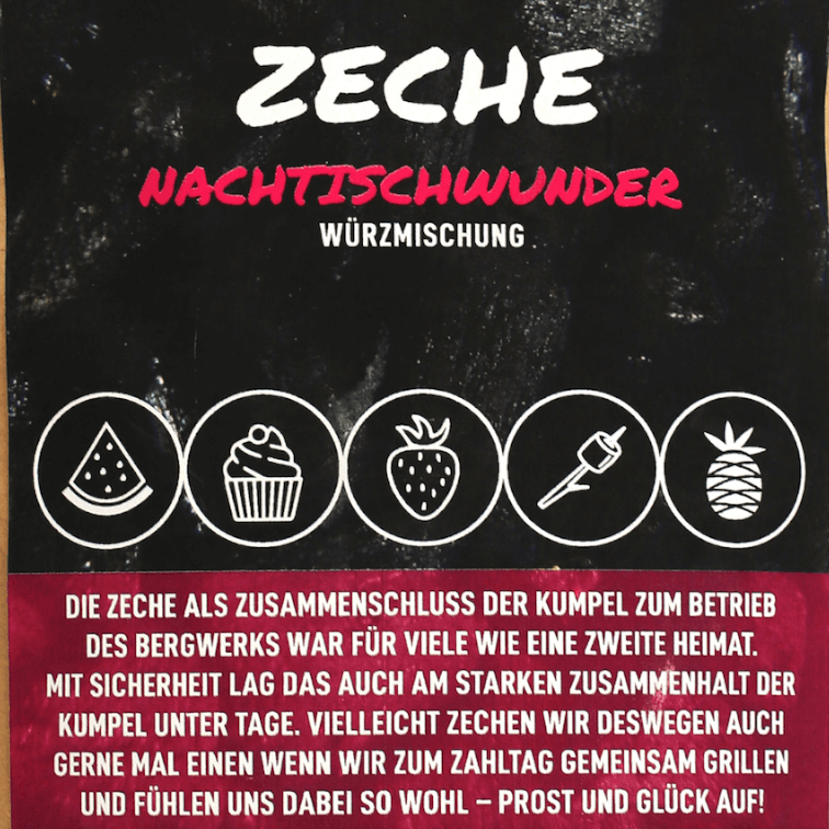 Dessert- und Obstgewürz für Erdbeeren & Früchte – Zeche