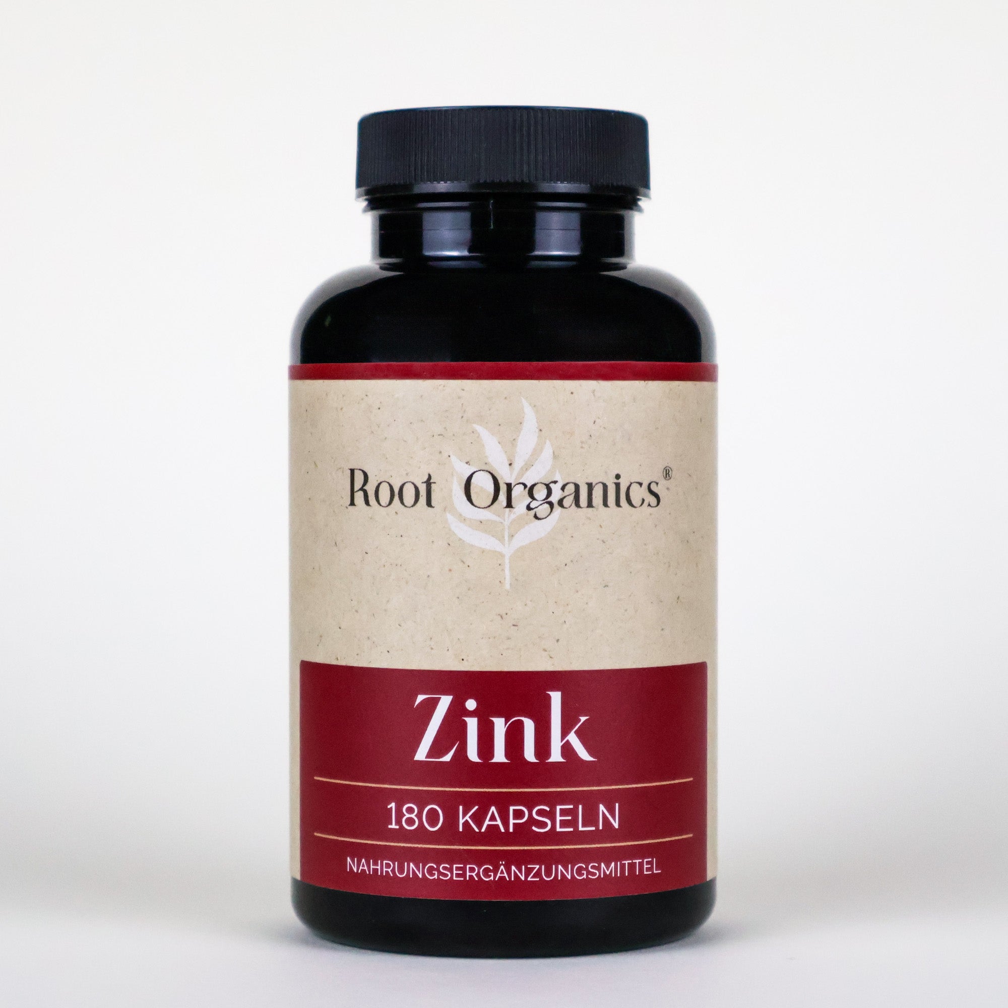 Root Organics® Zink Kapseln in einer offenen Packung für optimale Unterstützung des Immunsystems.
