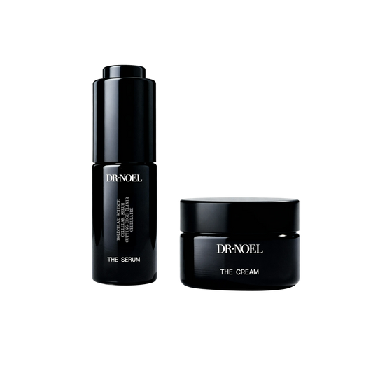 Longevity Daily Skincare Essentials Set für gesunde, strahlende Haut mit natürlichen Inhaltsstoffen.