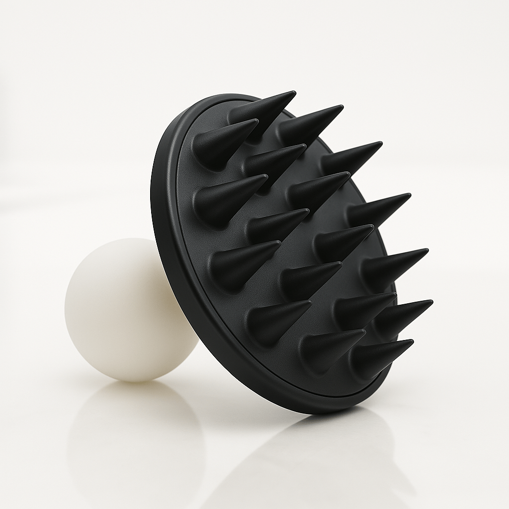 KÖsmetik Kopfhaut Stimulator, Kämme mit ergonomischem Design für entspannende Haarpflege.