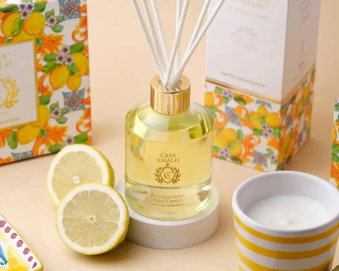 CASA AMALFI BUONGIORNO POSITANO HOME DIFFUSER - Lemon Basil & Mandarin