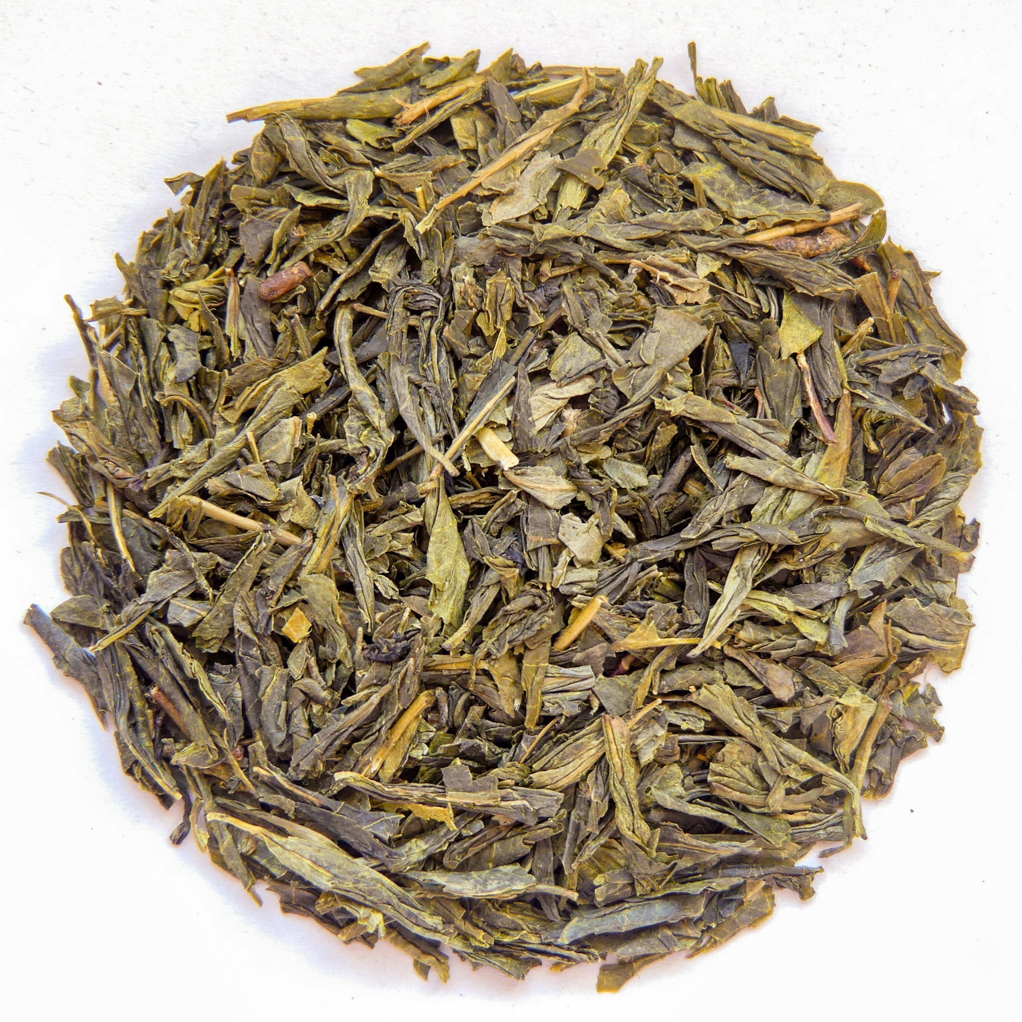 Hochwertiger China Sencha Grüntee von ekovita in loser Form für einen gesunden Lebensstil.