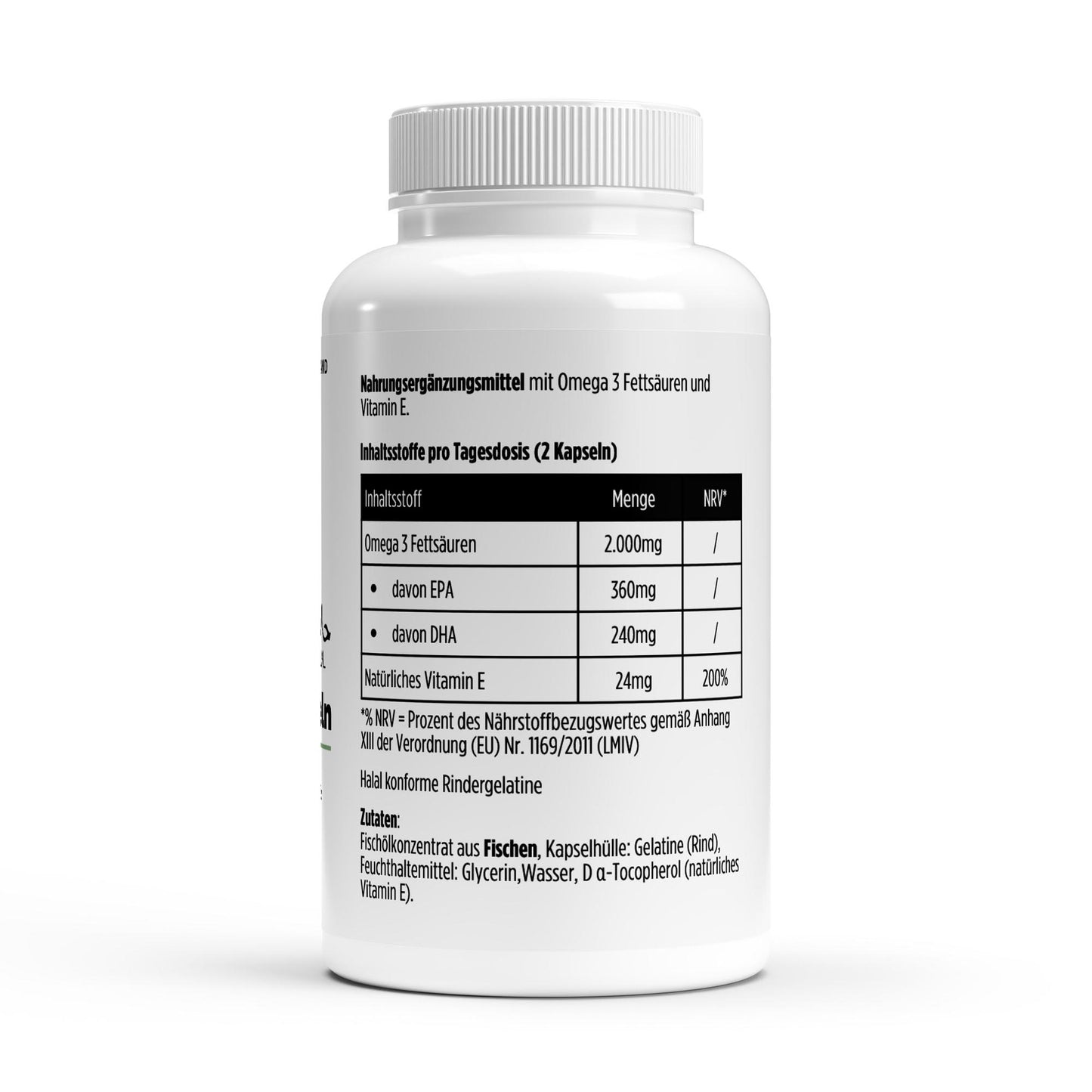 Nahaufnahme der Omega 3 Kapseln, die reiche Triglyceride für optimale Gesundheit bieten.