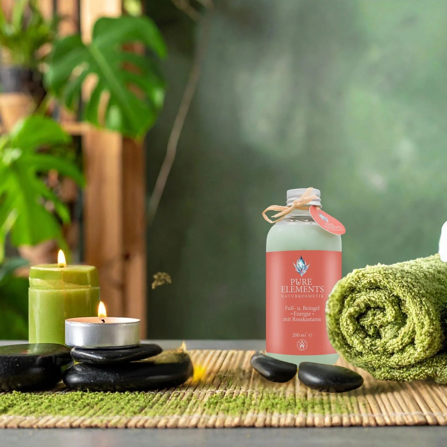 Fuß- und Beingel •Energie• mit Rosskastanie & Hagebuttenkernöl | Kühlende Naturkosmetik