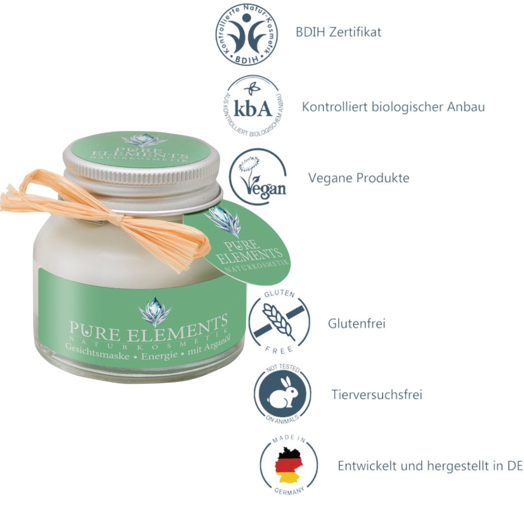 Gesichtsmaske •Energie• mit Arganöl