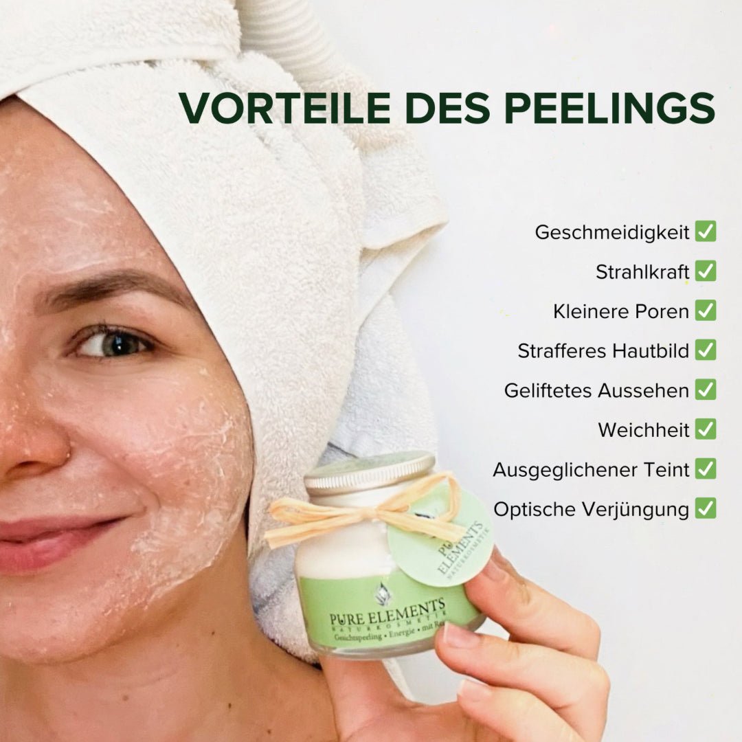 Gesichtspeeling •Energie• mit Reis