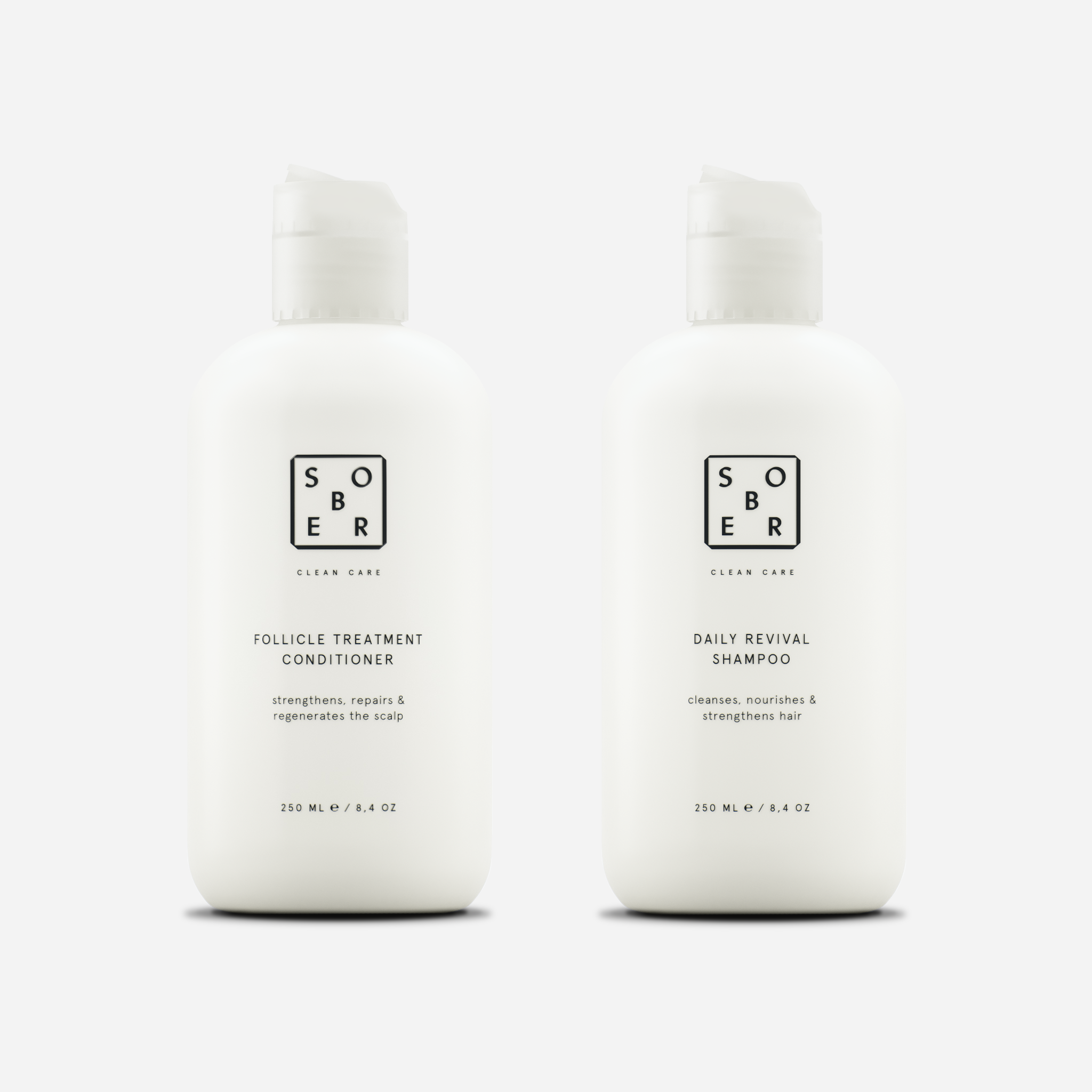 Anti-Haarausfall Shampoo und Conditioner von ekovita, ideale Lösung für gesundes Haarwachstum.