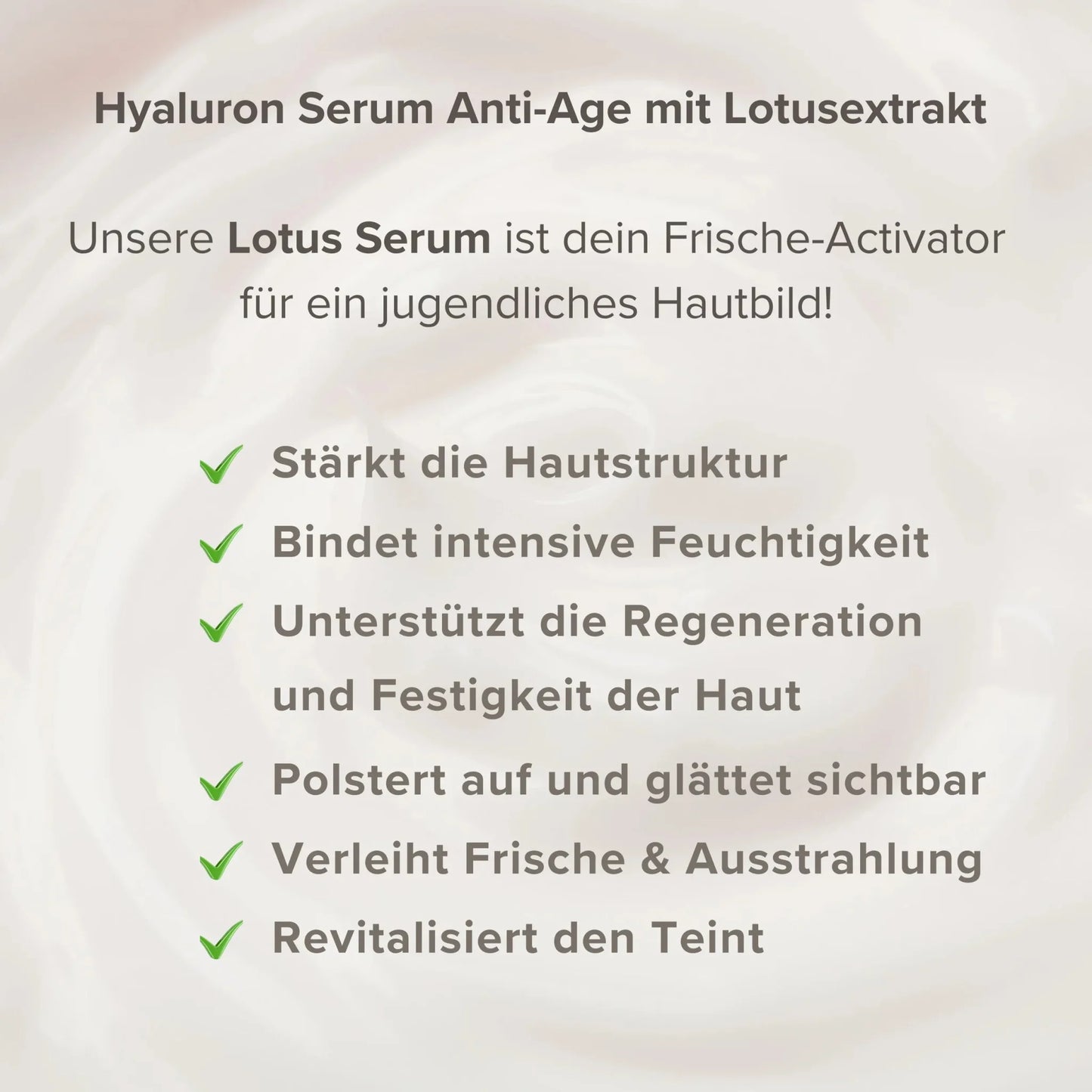 Hyaluron Serum •Anti Age• mit Lotusextrakt