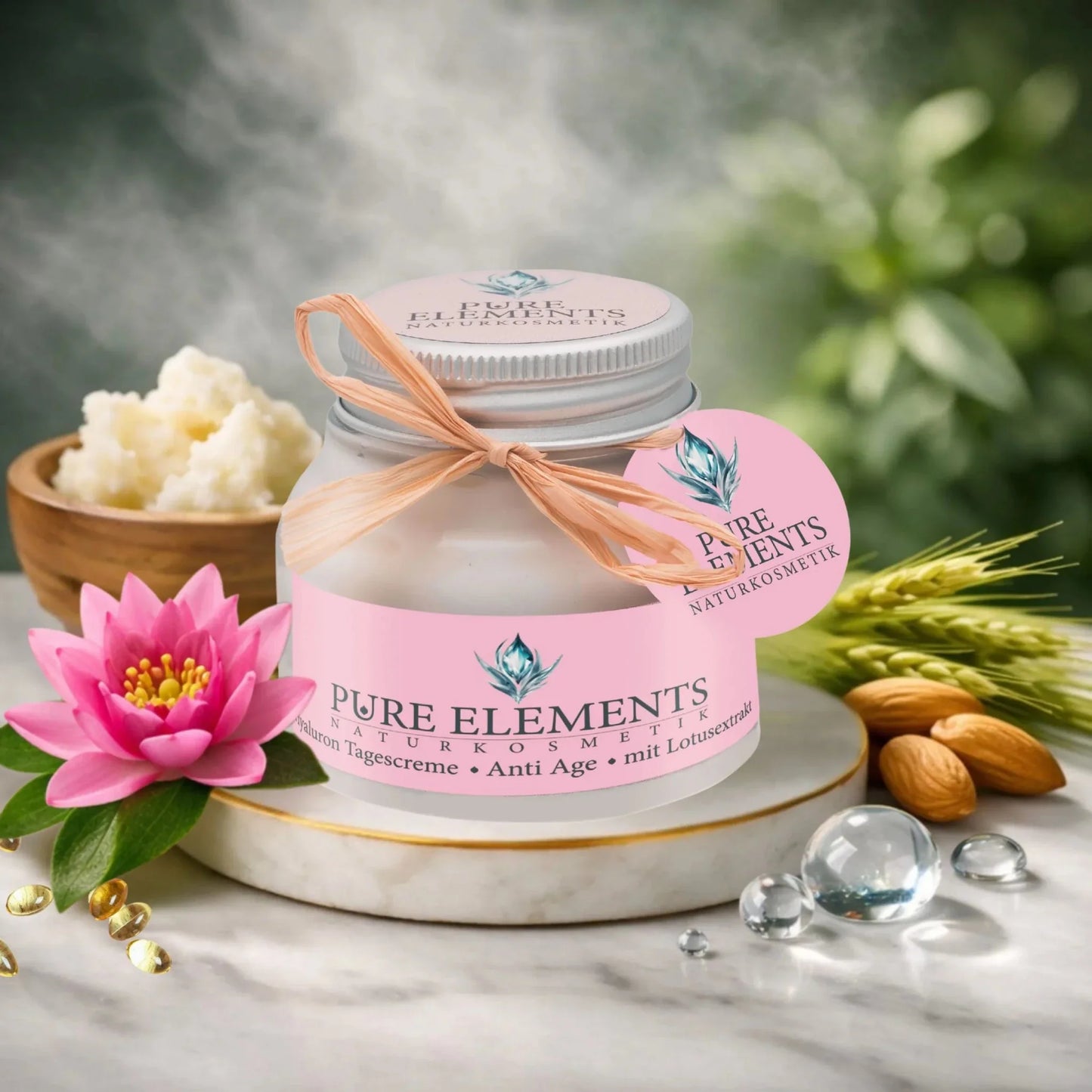 •Anti Age• Hyaluron Tagescreme mit Lotusextrakt – 3-fach Hyaluron | BDIH Naturkosmetik
