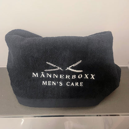 Robustes Rasiertuch aus Baumwolle, designed für nicht reizende Rasurerfahrungen.