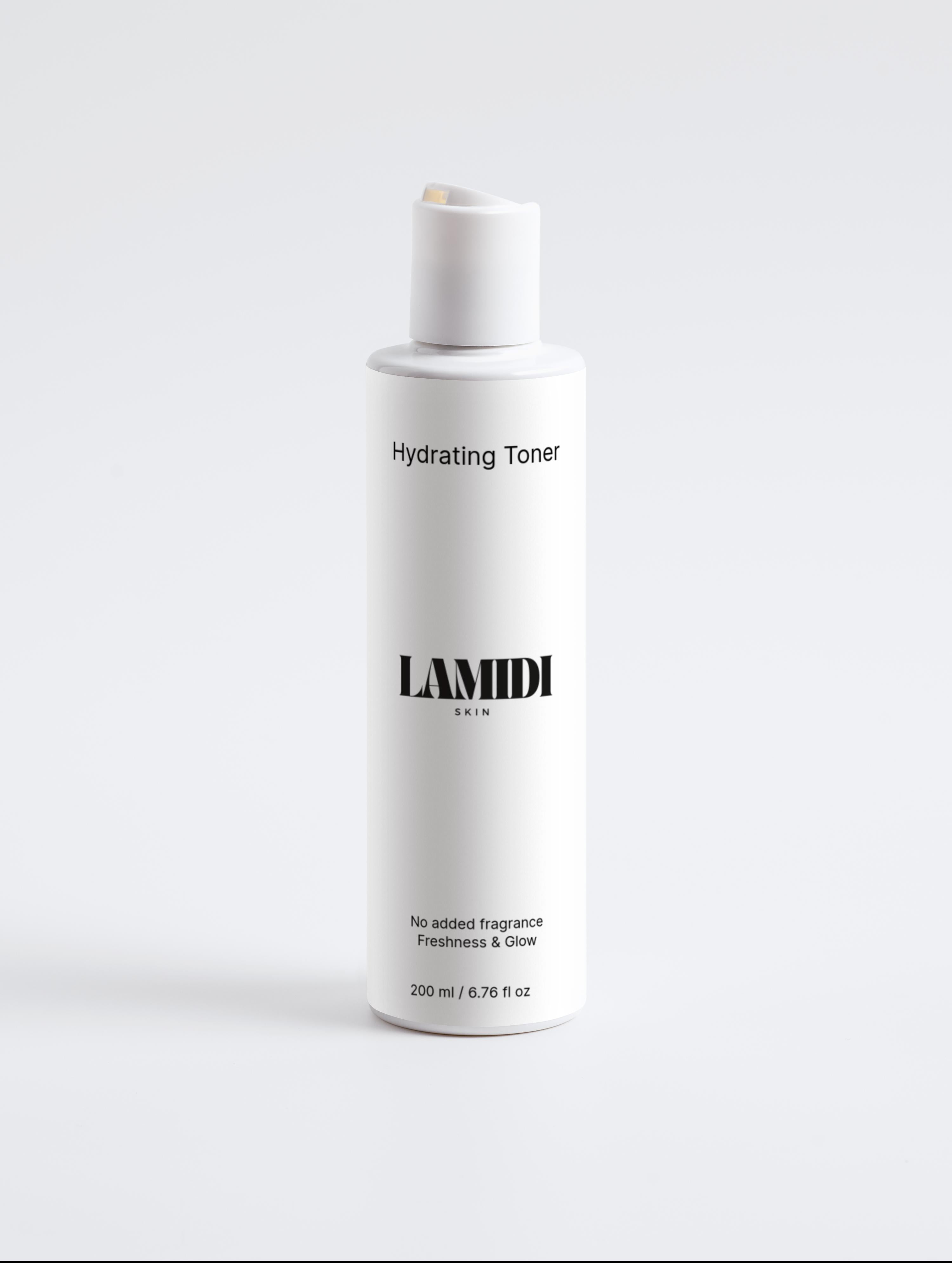 Hydrating Toner von ekovita, angereichert mit Hyaluronsäure und Rosenblütenwasser für strahlende Haut.