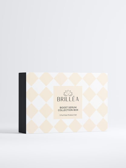 Boost Serum Collection Box von Brilléa für vegane Hautpflege und anti-aging.