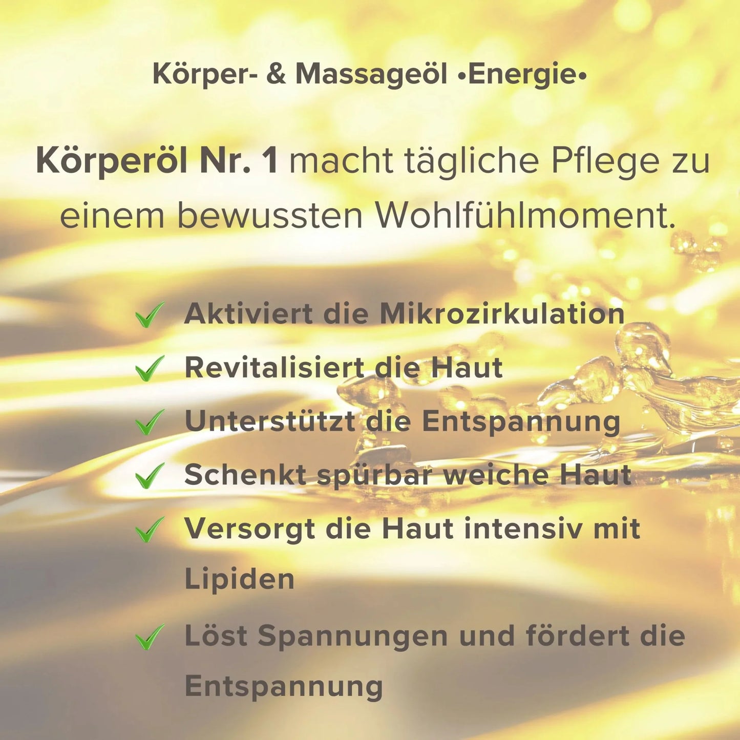 Körper- und Massageöl •Energie•