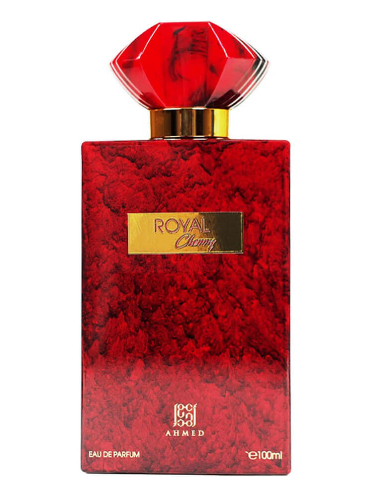 Inhalt des Ahmed Al Maghribi Royal Cherry Eau de Parfum, 100ml elegantes Flacon mit fruchtigen Noten