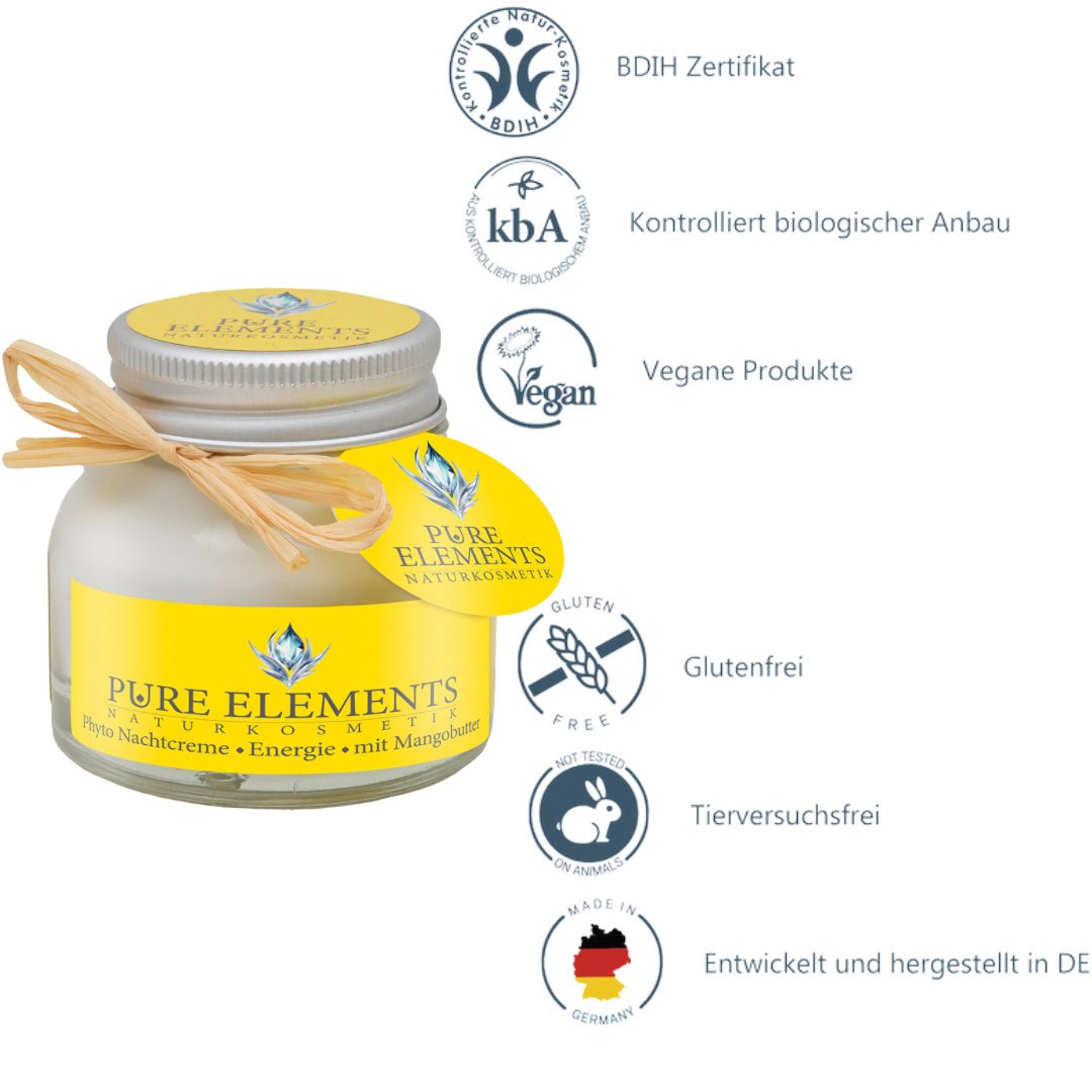Phyto Nachtcreme •Energie• mit Mangobutter
