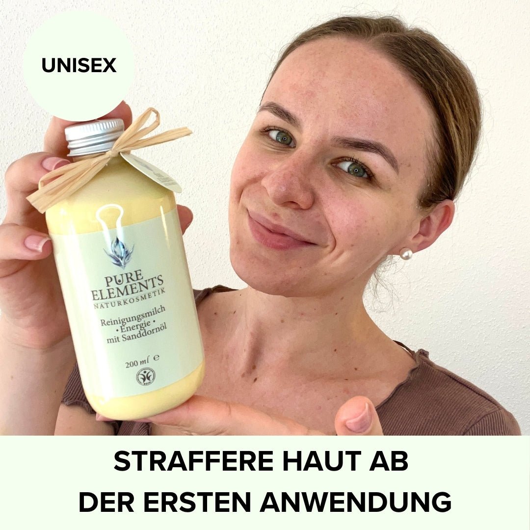 Reinigungsmilch •Energie• mit Sanddornöl