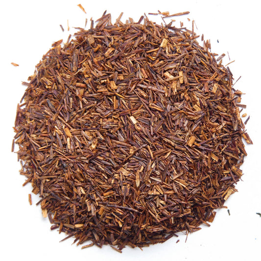 Rooibos Super Grade Long Cut von ekovita, premium koffeinfreier Tee, in einer eleganten Verpackung.
